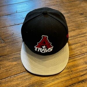 New Era Black and Grey Fitted Cap